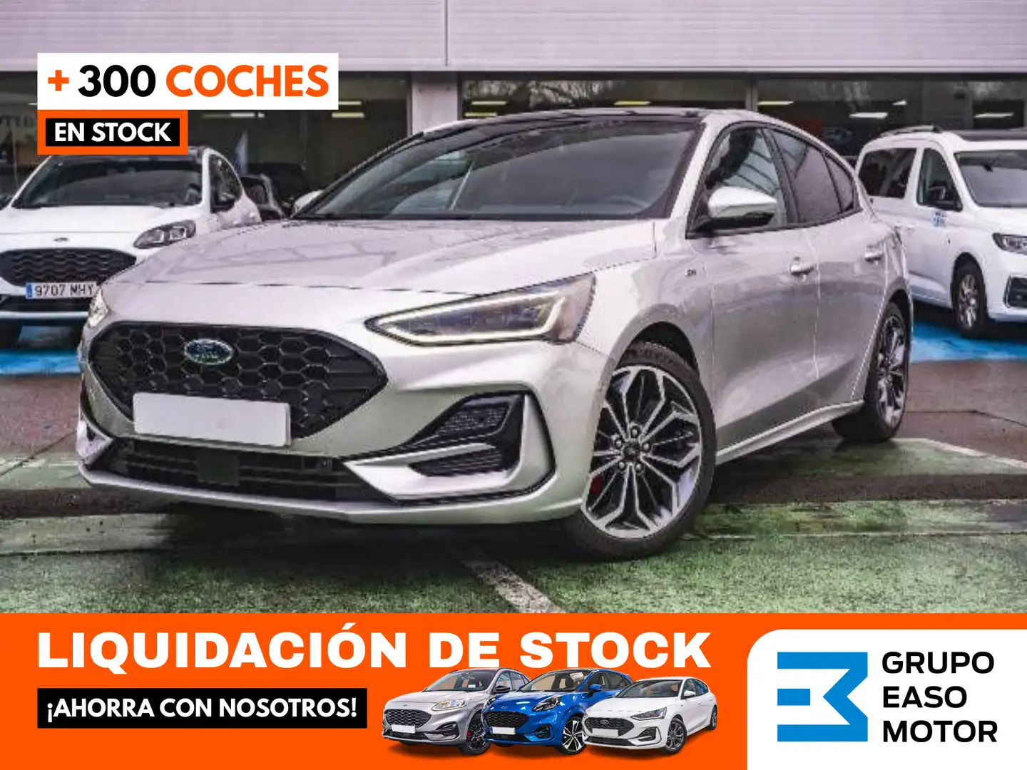 Ford Focus 1.0 Ecoboost MHEV ST-Line X 125 Argent - 1