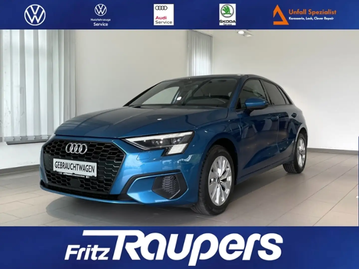 Audi A3 Sportback 40 Plug-In +KAMERA+ NAVI plava - 1