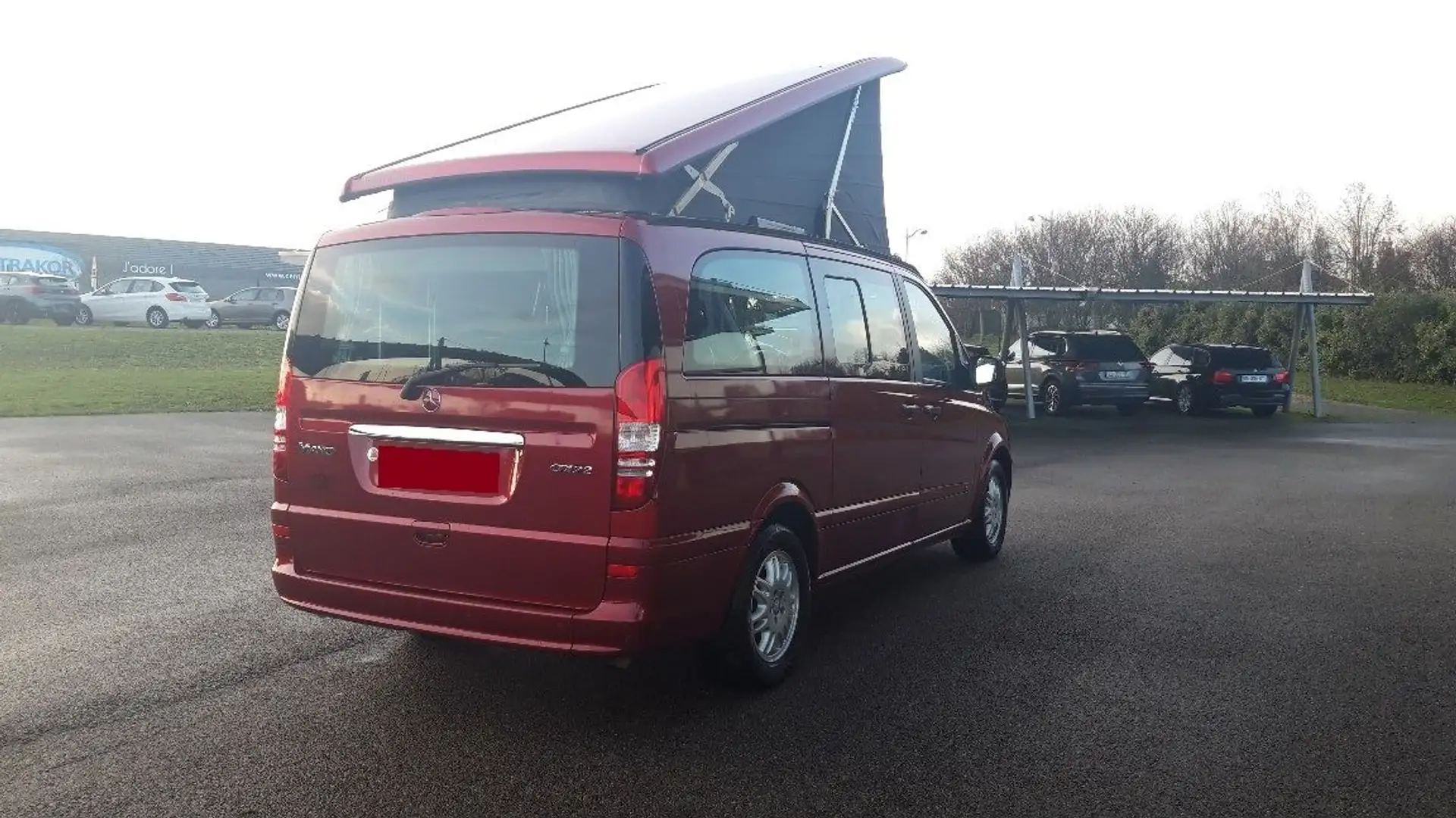 Mercedes-Benz Viano 2.2 CDI BE MARCO POLO BA Rouge - 2