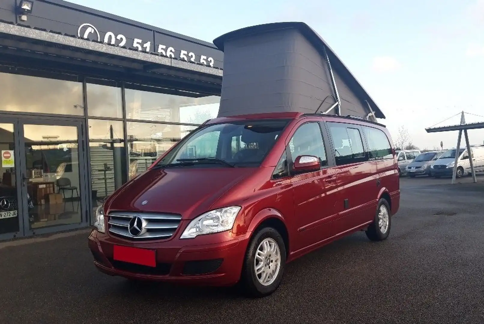 Mercedes-Benz Viano 2.2 CDI BE MARCO POLO BA Rouge - 1