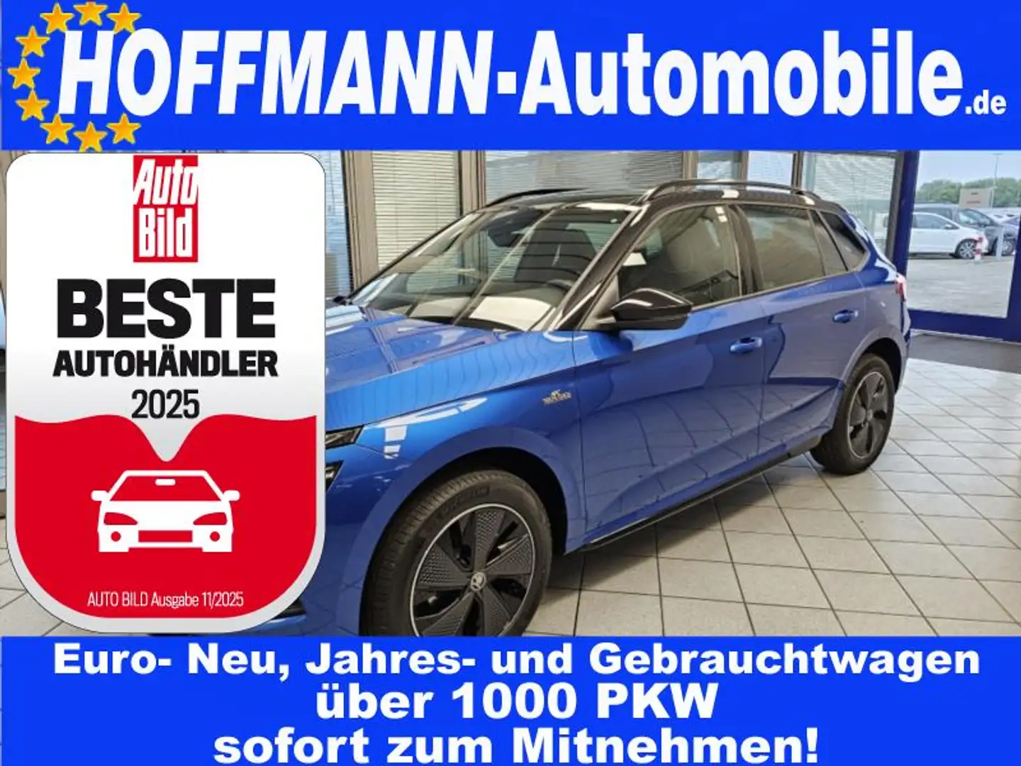 Skoda Kamiq Monte Carlo AHK,Climatr,Matrix-LED,Kamera Blau - 1