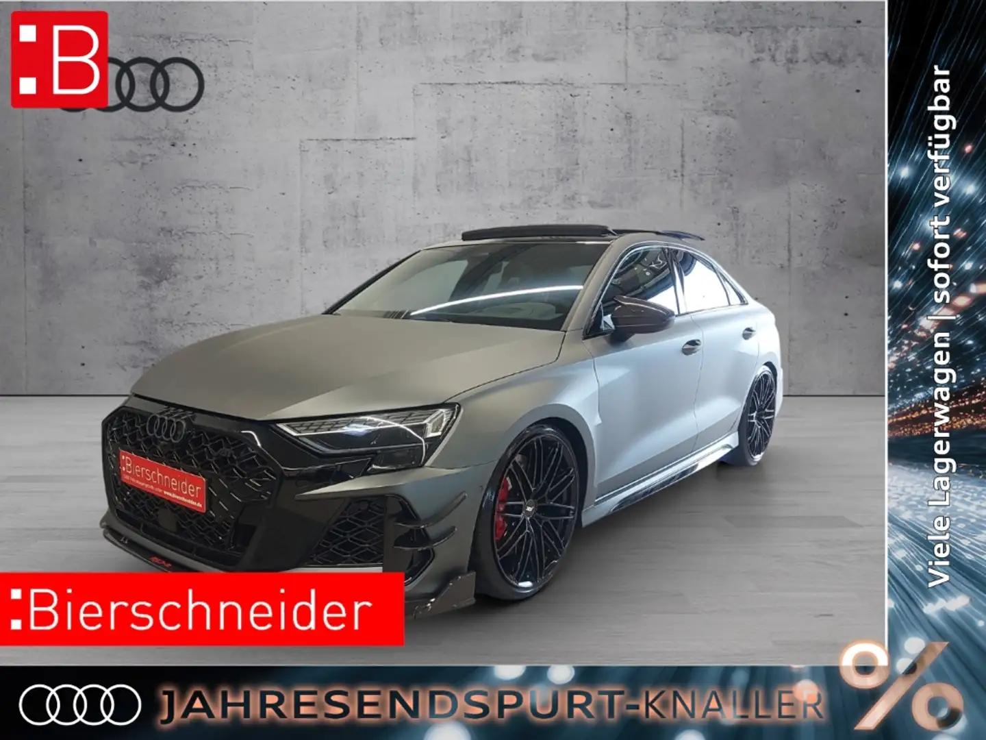 Audi RS3 -R Lim. ABT 1 125 Sonderlack 510 PS PANO HEADUP SO Grau - 1
