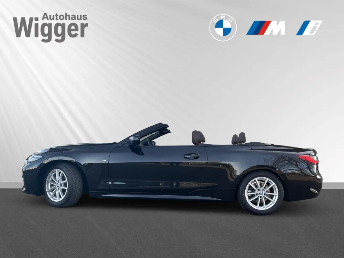 BMW 420 d Cabrio M Sport/Navi/Leder/Soundsystem/ACC Schwarz - 2