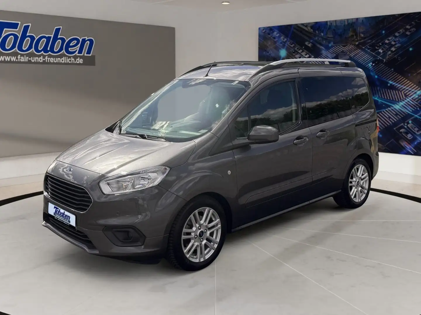 Ford Tourneo Courier 1.0 EcoBoost Titanium (EU6d-T) Gris - 1