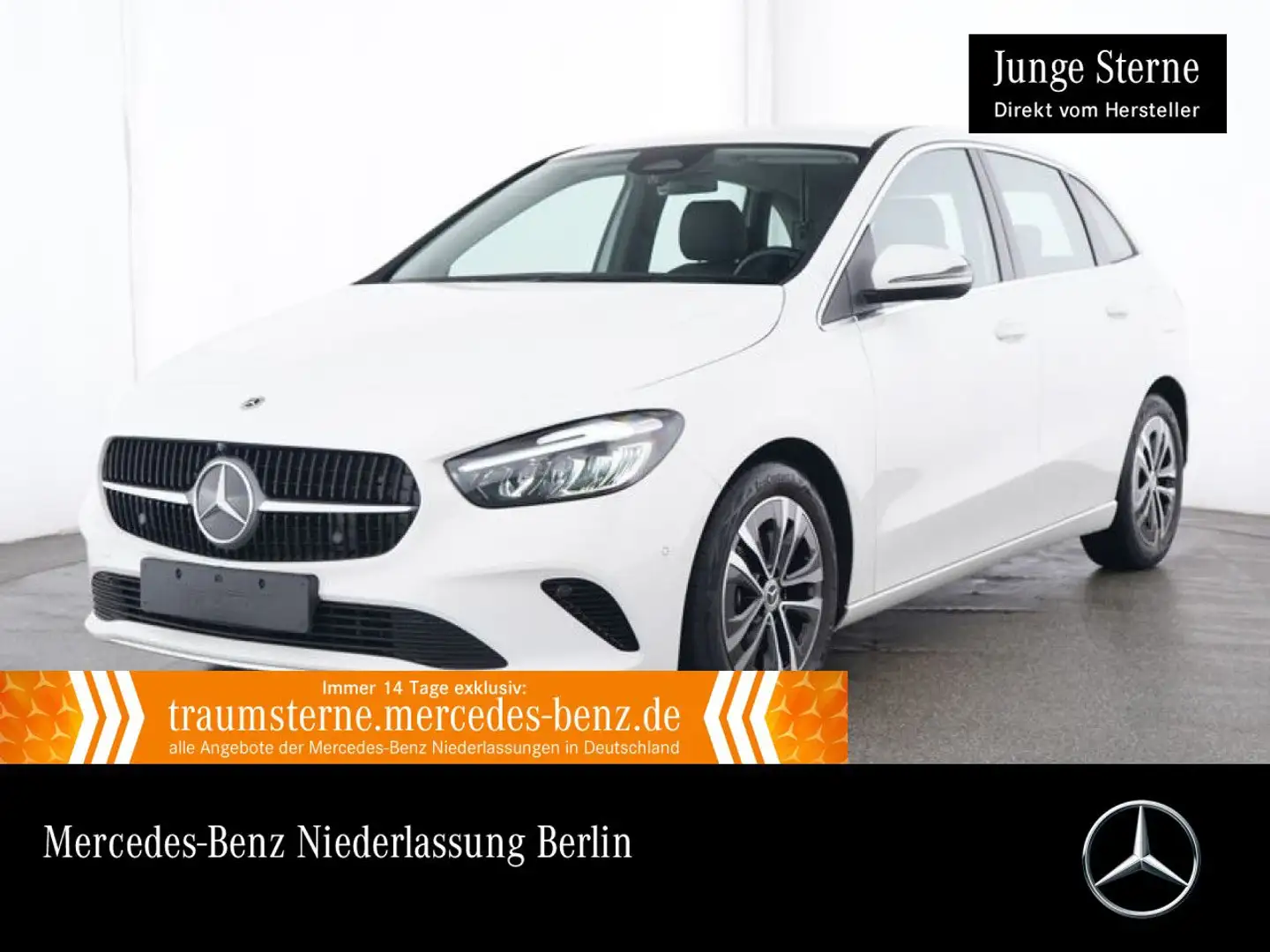Mercedes-Benz B 200 PROGRESSIVE+AHK+LED+KAMERA+TOTW+7G Weiß - 1