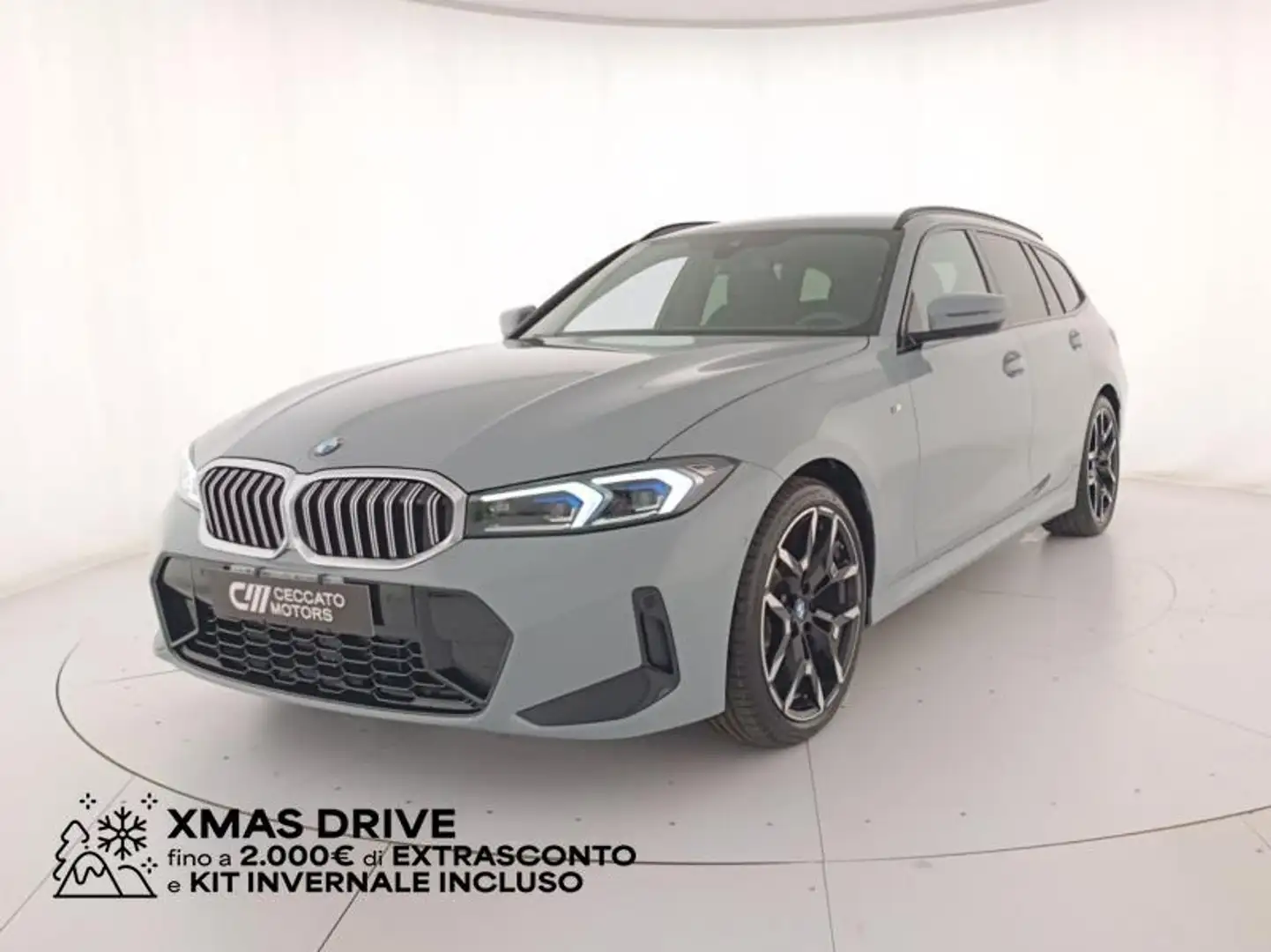 BMW 320 d Touring mhev 48V Msport xdrive auto Grigio - 1