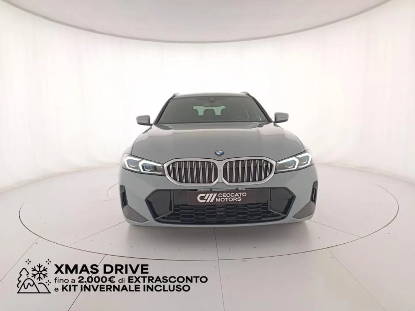 BMW 320 d Touring mhev 48V Msport xdrive auto Grigio - 2