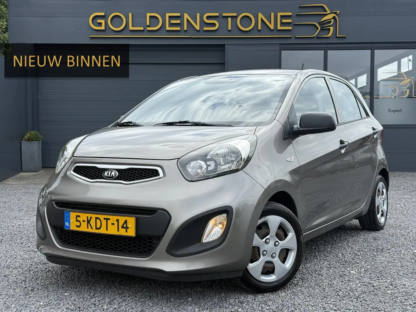 Kia Picanto 1.0 CVVT ISG 2e Eigenaar,N.A.P,Pdc,5 Deurs,Winig K Grijs - 1
