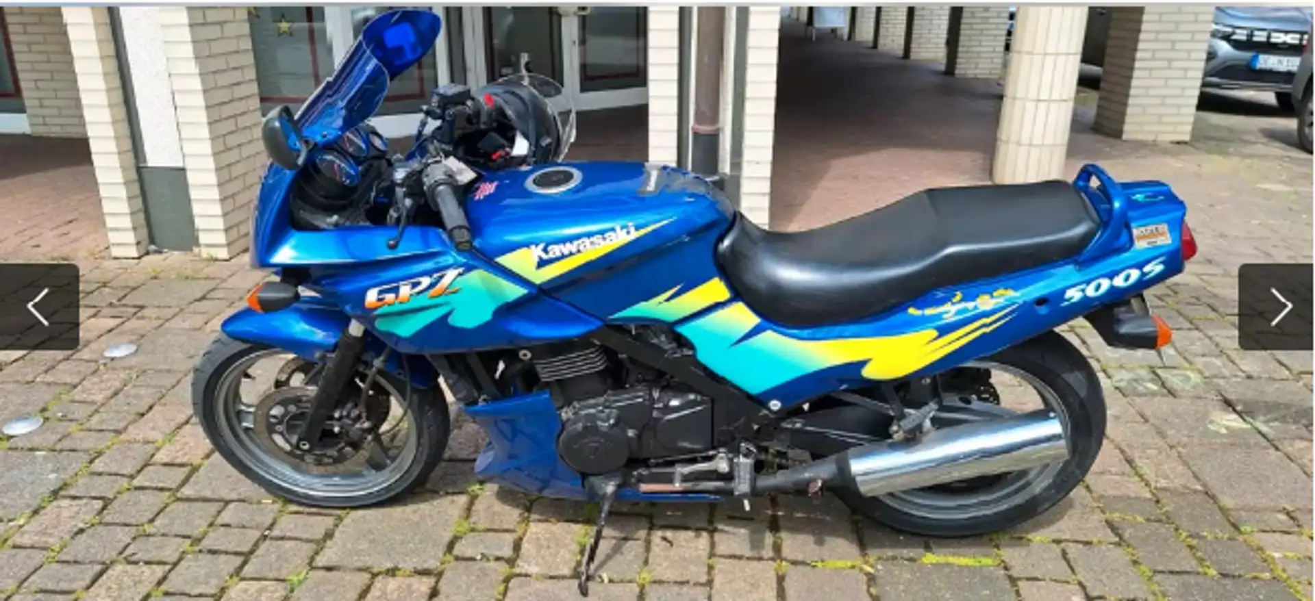 Kawasaki GPZ 500 S Bastlerfahrzeug / Teilespender mit TÜV bis 2/2027 Azul - 1