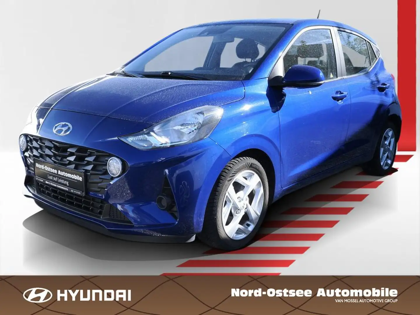 Hyundai i10 1.2 TREND PDC SITZHEIZUNG KLIMA Blauw - 1
