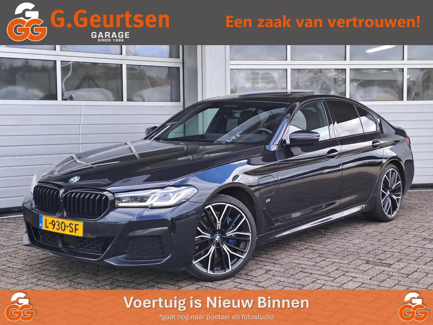 BMW 520 5-serie 520e High Executive, M-Sport, Schuif/Kante Noir - 1