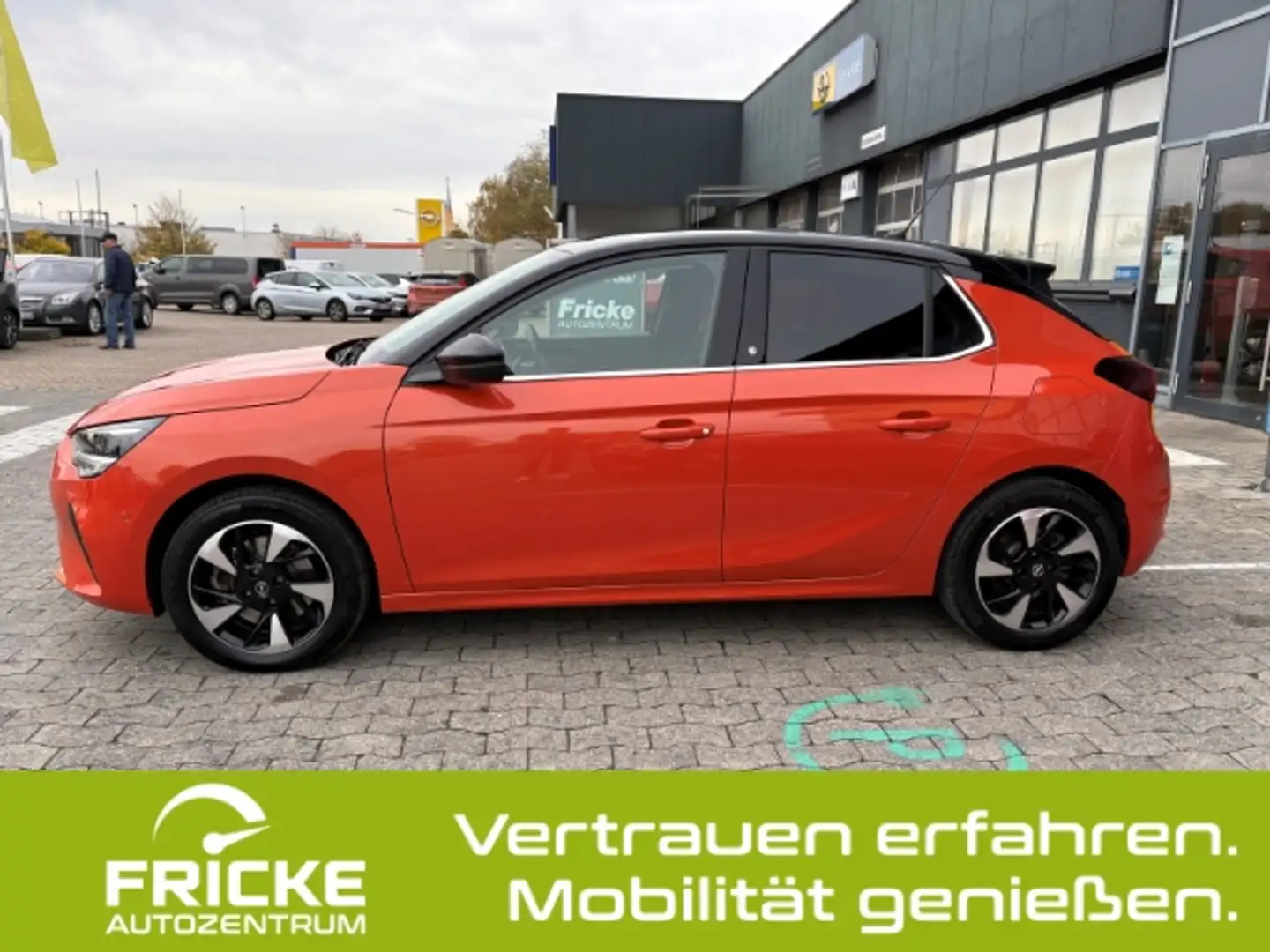 Opel Corsa-e Elegance+Alu+Klimaauto+Sitzhzg+Carplay Orange - 2