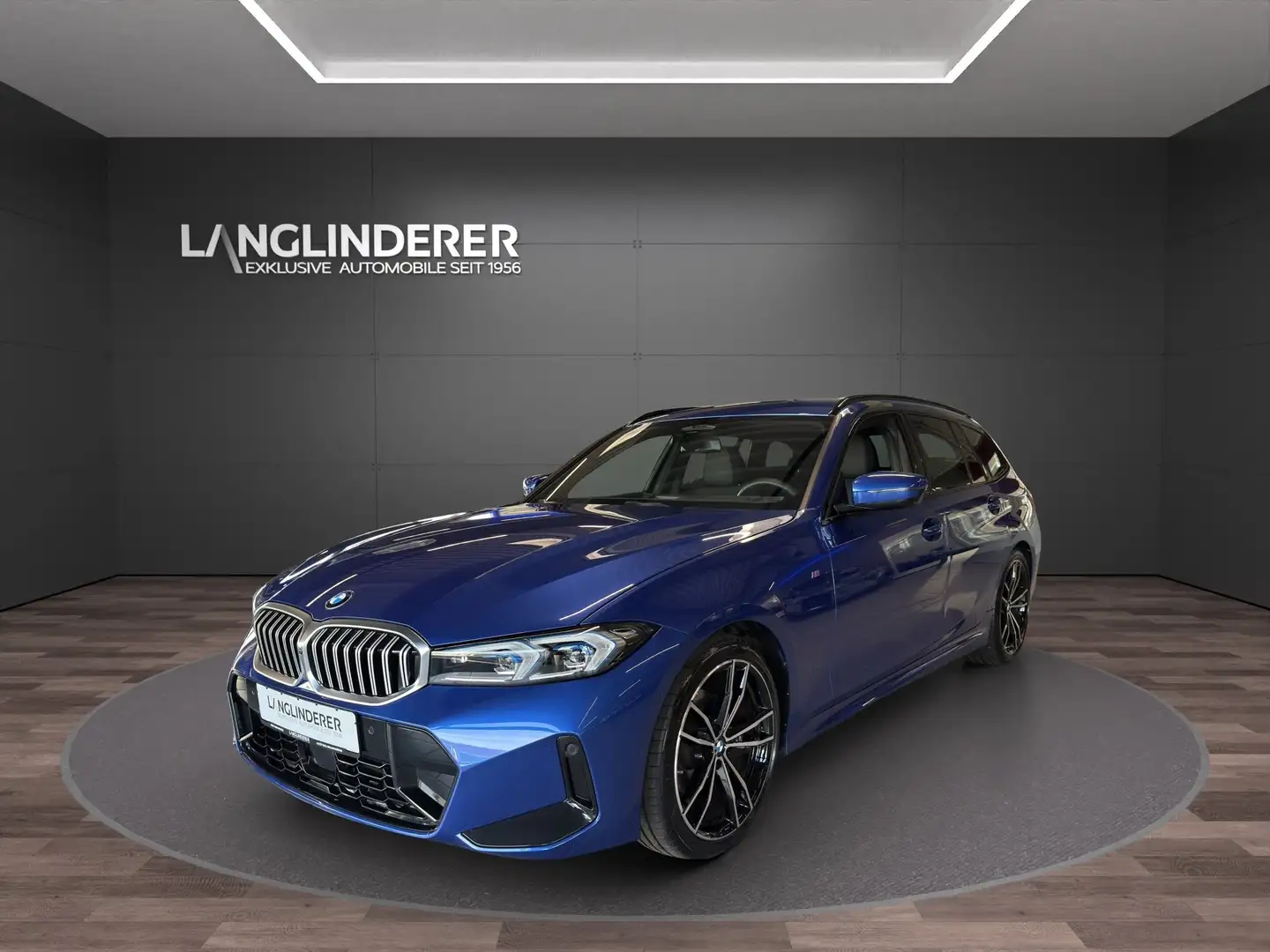 BMW 320 i Touring MSport NP70499,- AHK 360° HUD eSitze Blau - 1