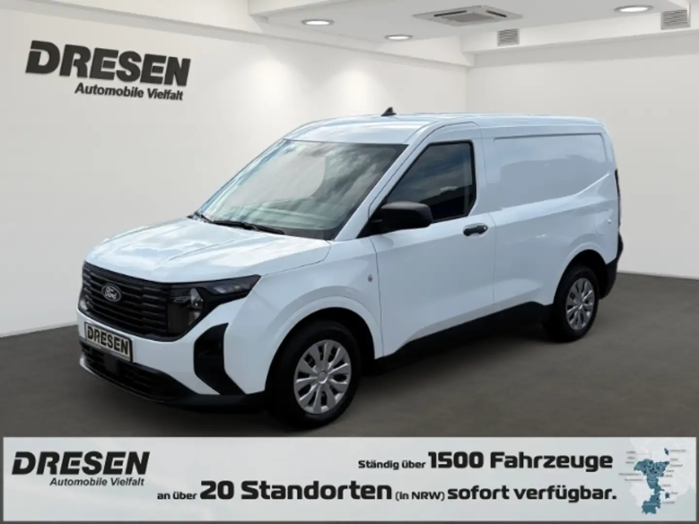 Ford Transit Courier Trend 1.5 EcoBlue DAB Spurhalteass. Fernlichtass. Weiß - 1
