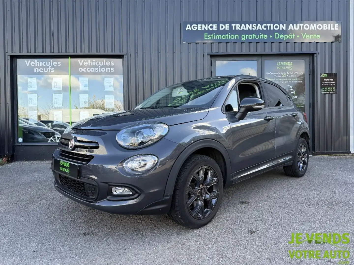 Fiat 500X 1.6 E-torQ 110ch S-Design Gris - 1