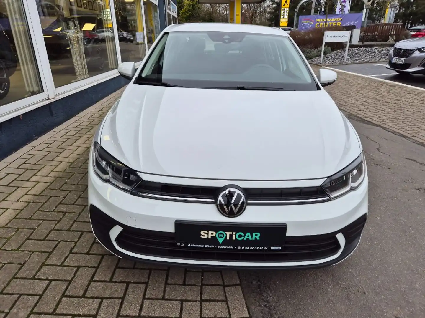 Volkswagen Polo 1.0 KLIMA+SITZHZG.+LED+PDC+DAB+ Blanc - 2