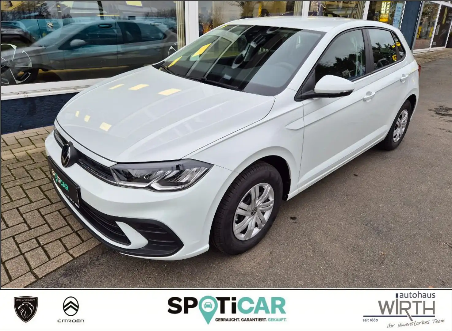 Volkswagen Polo 1.0 KLIMA+SITZHZG.+LED+PDC+DAB+ Blanc - 1