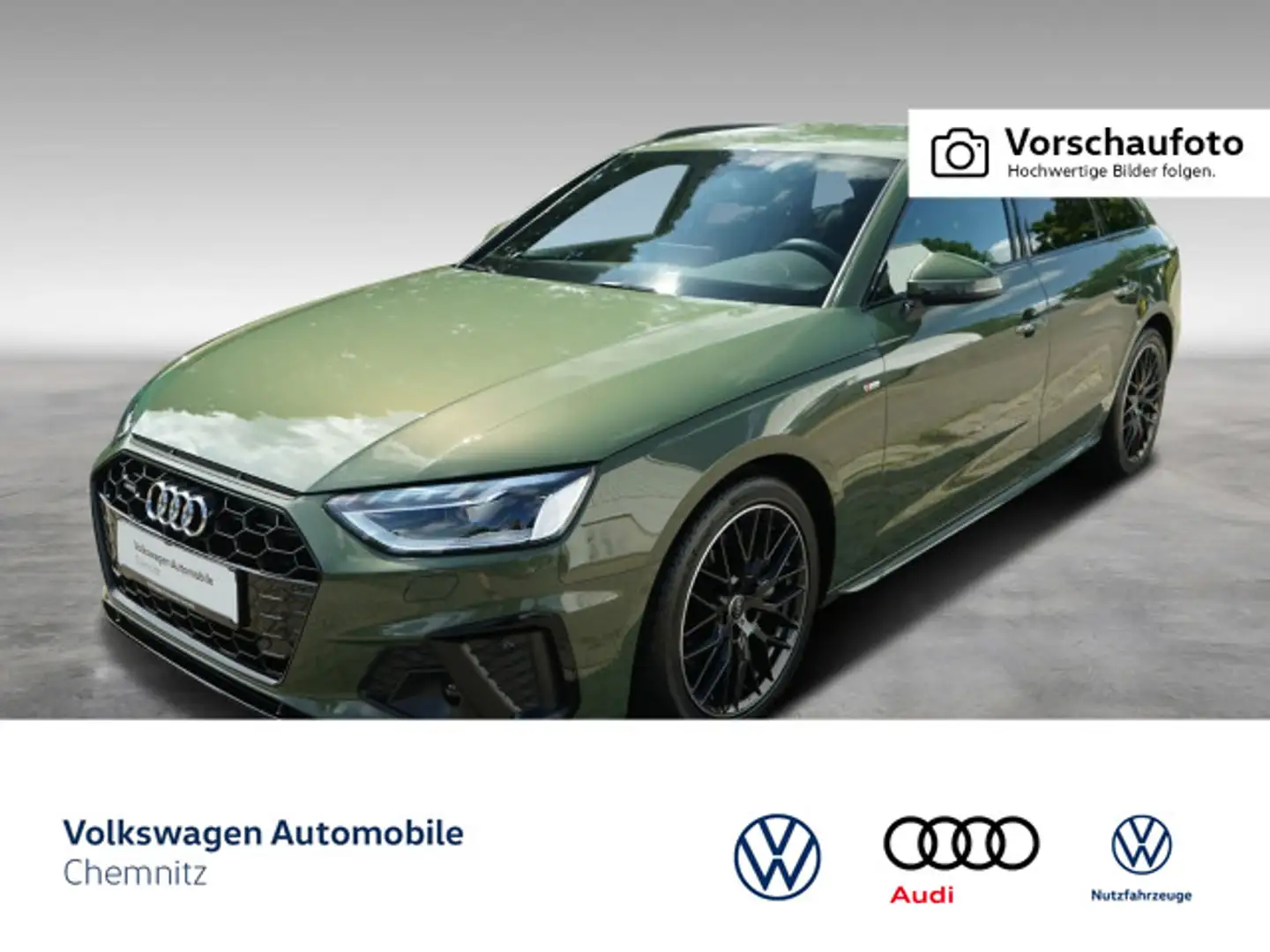 Audi A4 quattro 40 TDI S line Matrix LED Grün - 1