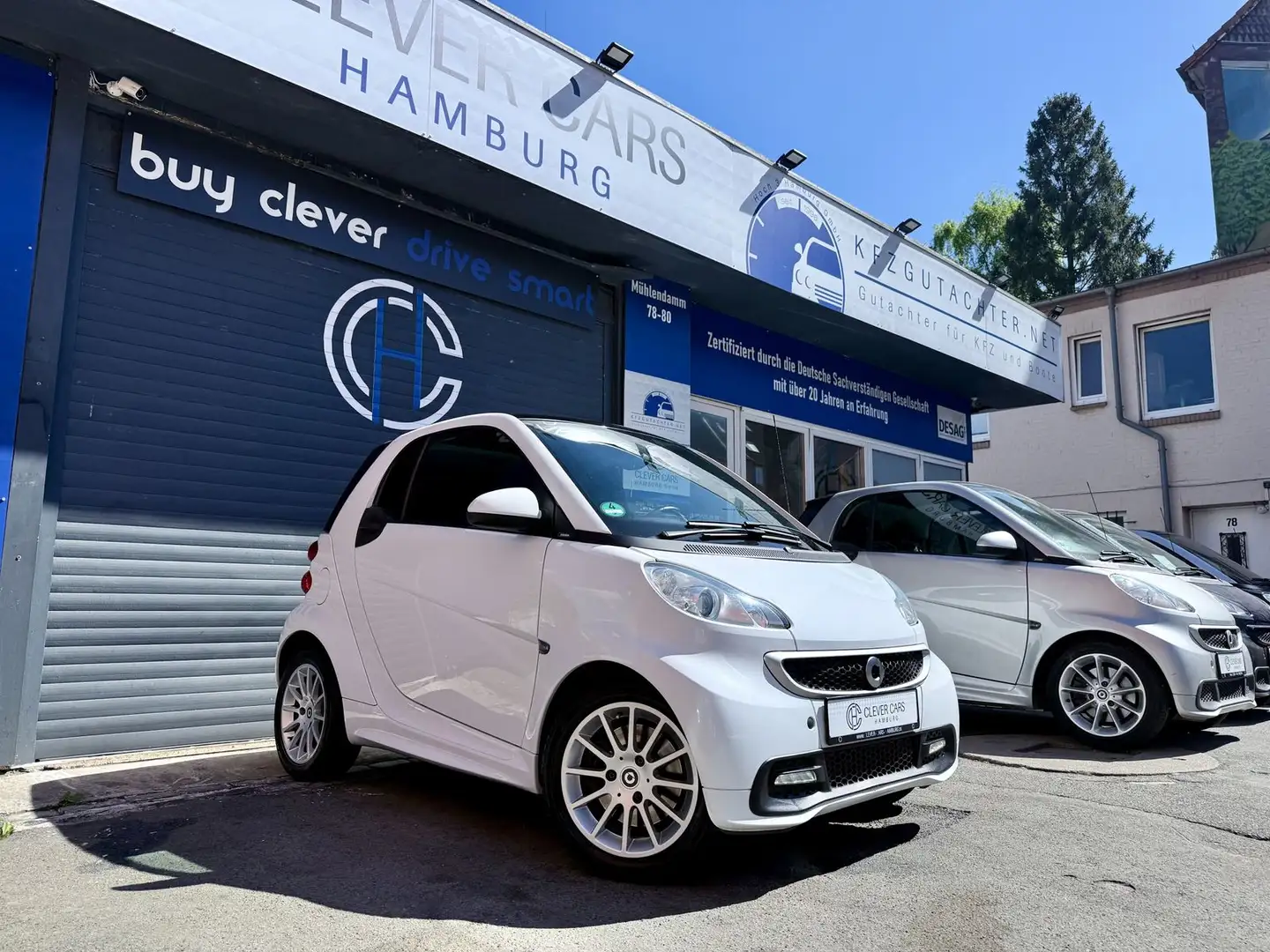 smart forTwo PASSION*COUPE*NAVI*LED*SITZHZ.*KLIMA*PANO Weiß - 1