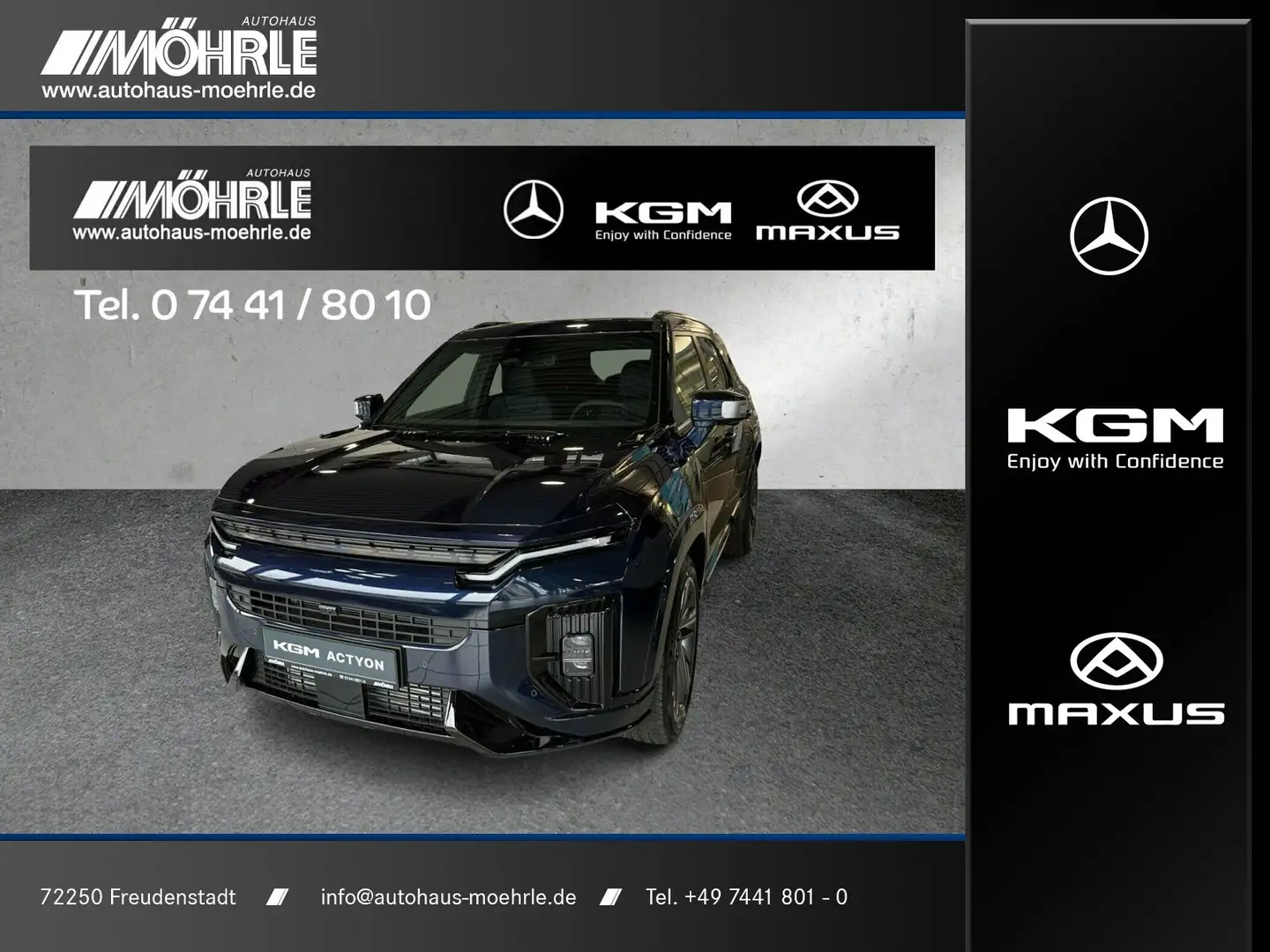 KGM Actyon Actyon Lux 4WD SHD 360° LED Navi Lenkradheizung Azul - 1