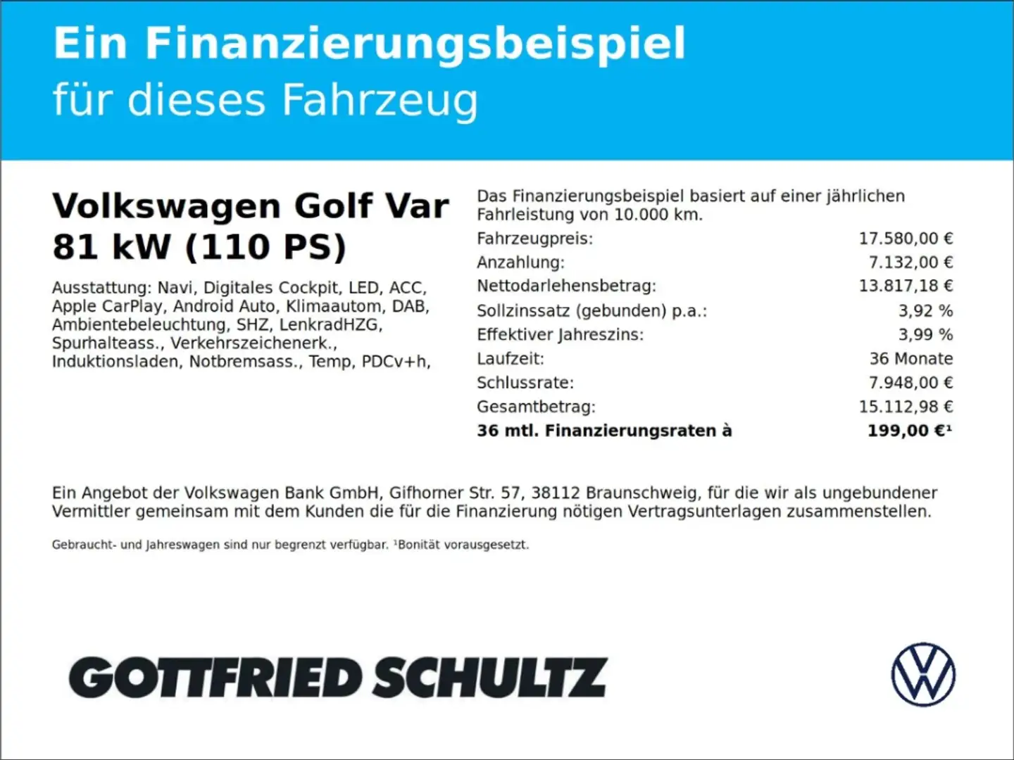Volkswagen Golf Variant 1.0 TSI Life eTSI DSG LED NAVI SHZ Argento - 2
