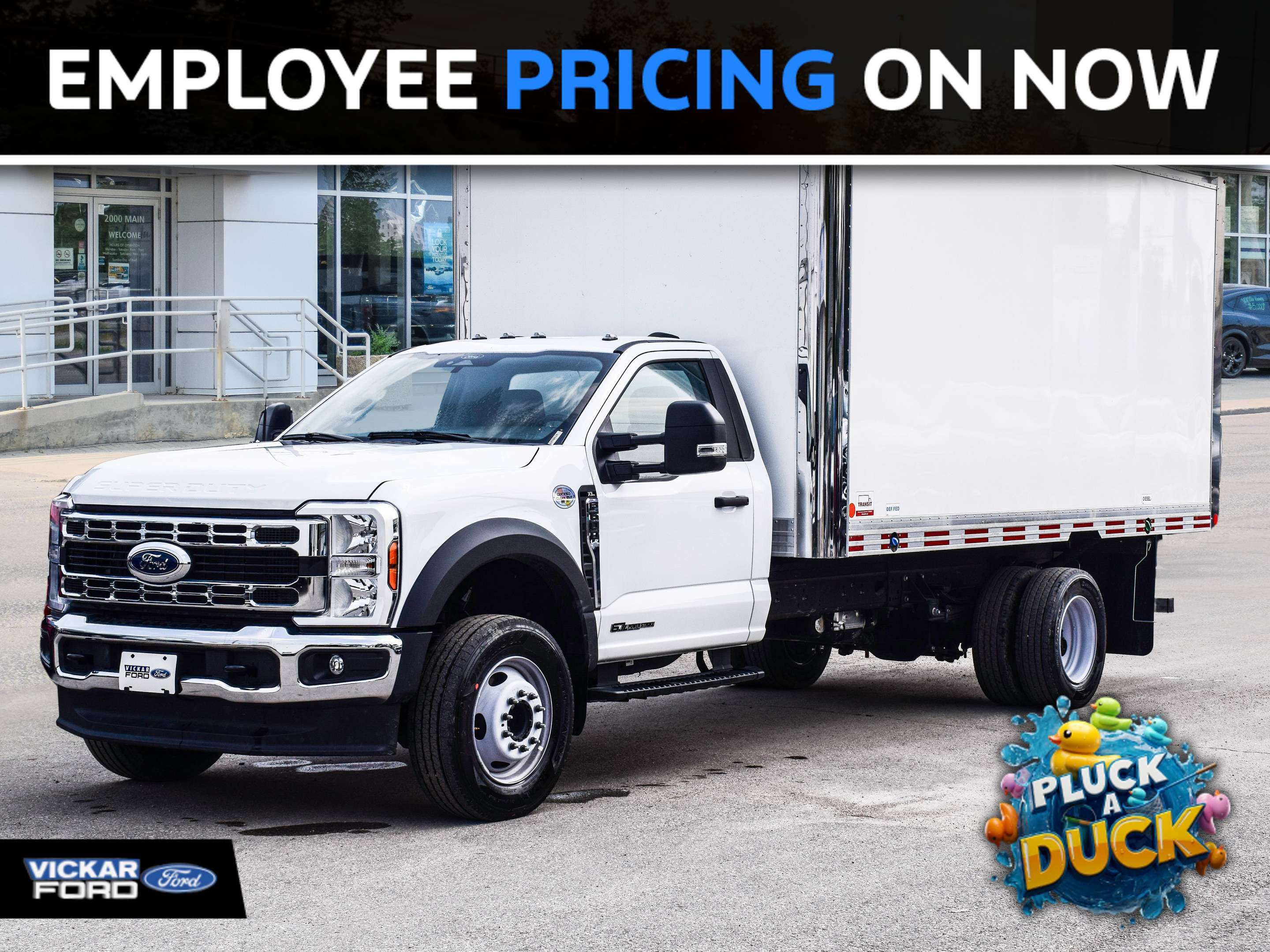 White 2024 Ford F-600 Super Duty Pickup Truck Automatic