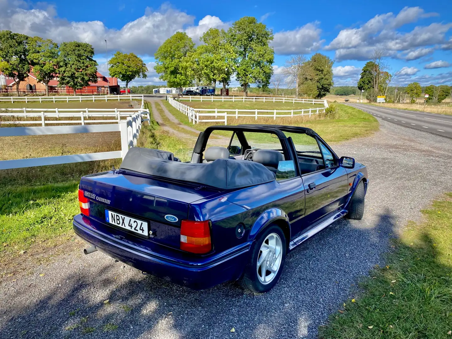 Ford Escort XR3i Cabriolet 1.6 SE500 Kék - 2