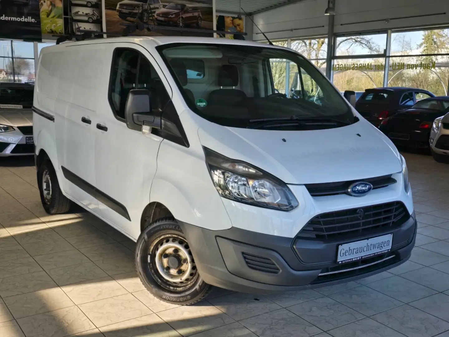 Ford Transit Custom Kasten 2.0 TDCi L1 AHK Schrank Weiß - 2