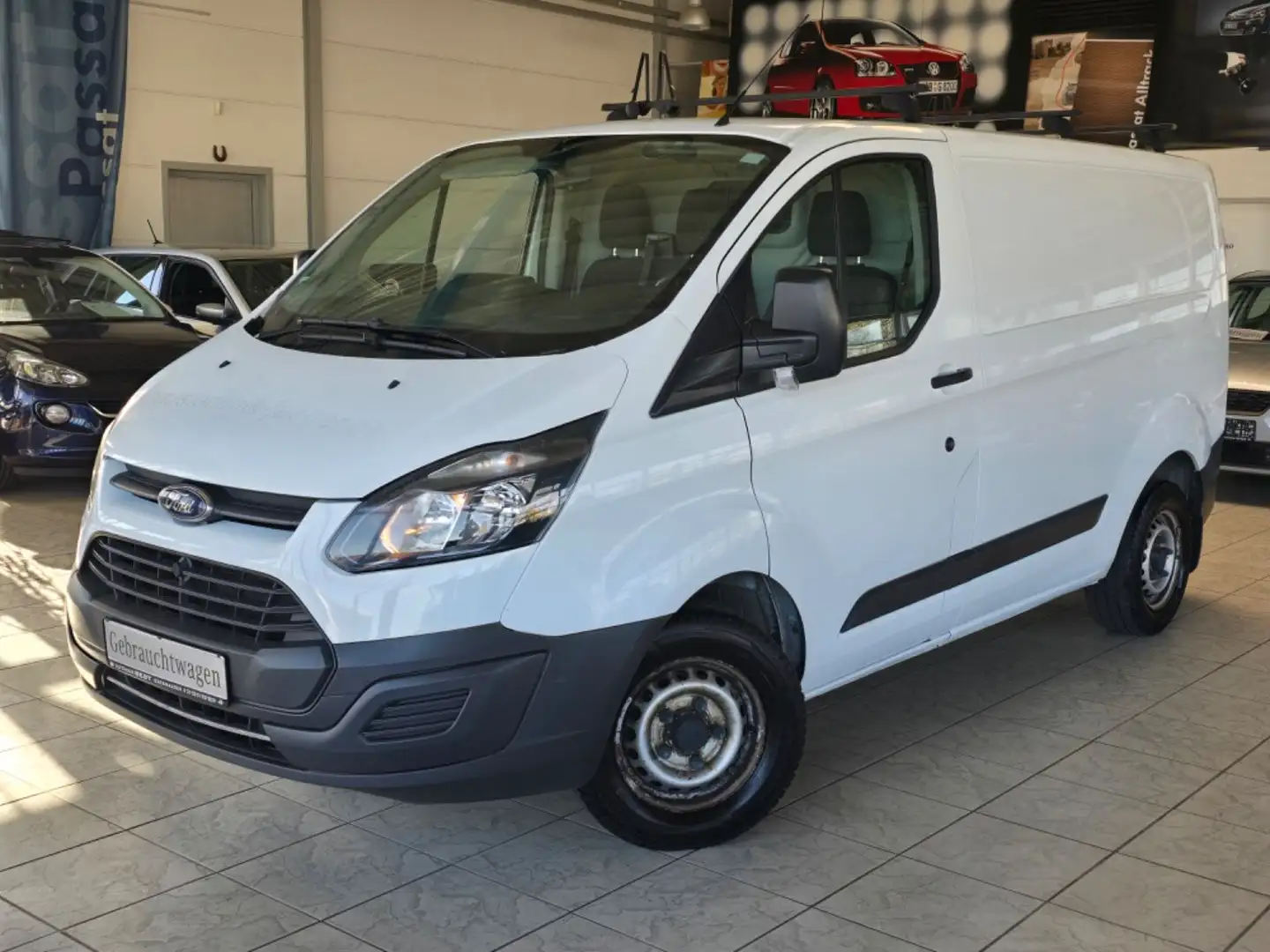 Ford Transit Custom Kasten 2.0 TDCi L1 AHK Schrank Weiß - 1