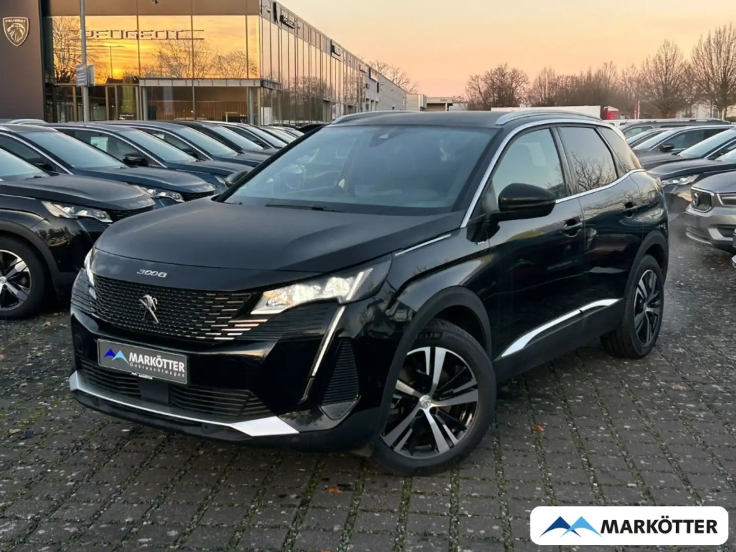 Peugeot 3008 Hybrid 225 GT1.6  Plug-In ACC/BLIS/CAM/SHZ Noir - 1