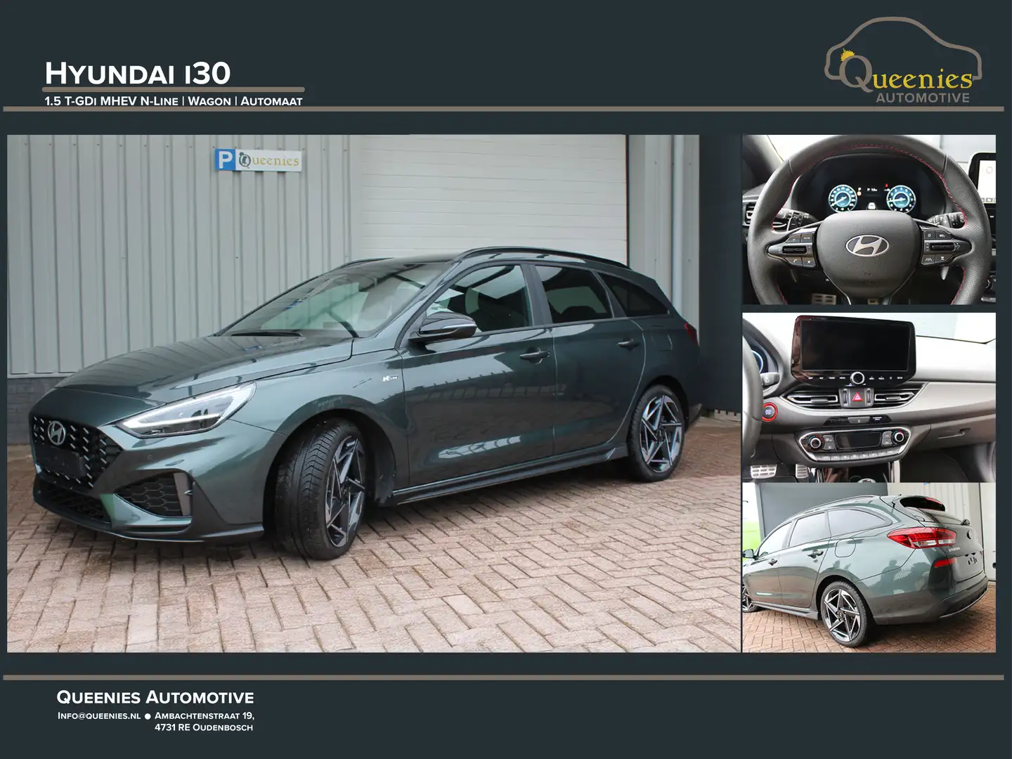 Hyundai i30 1.5 T-GDi MHEV N-Line│Wagon │Automaat Groen - 1
