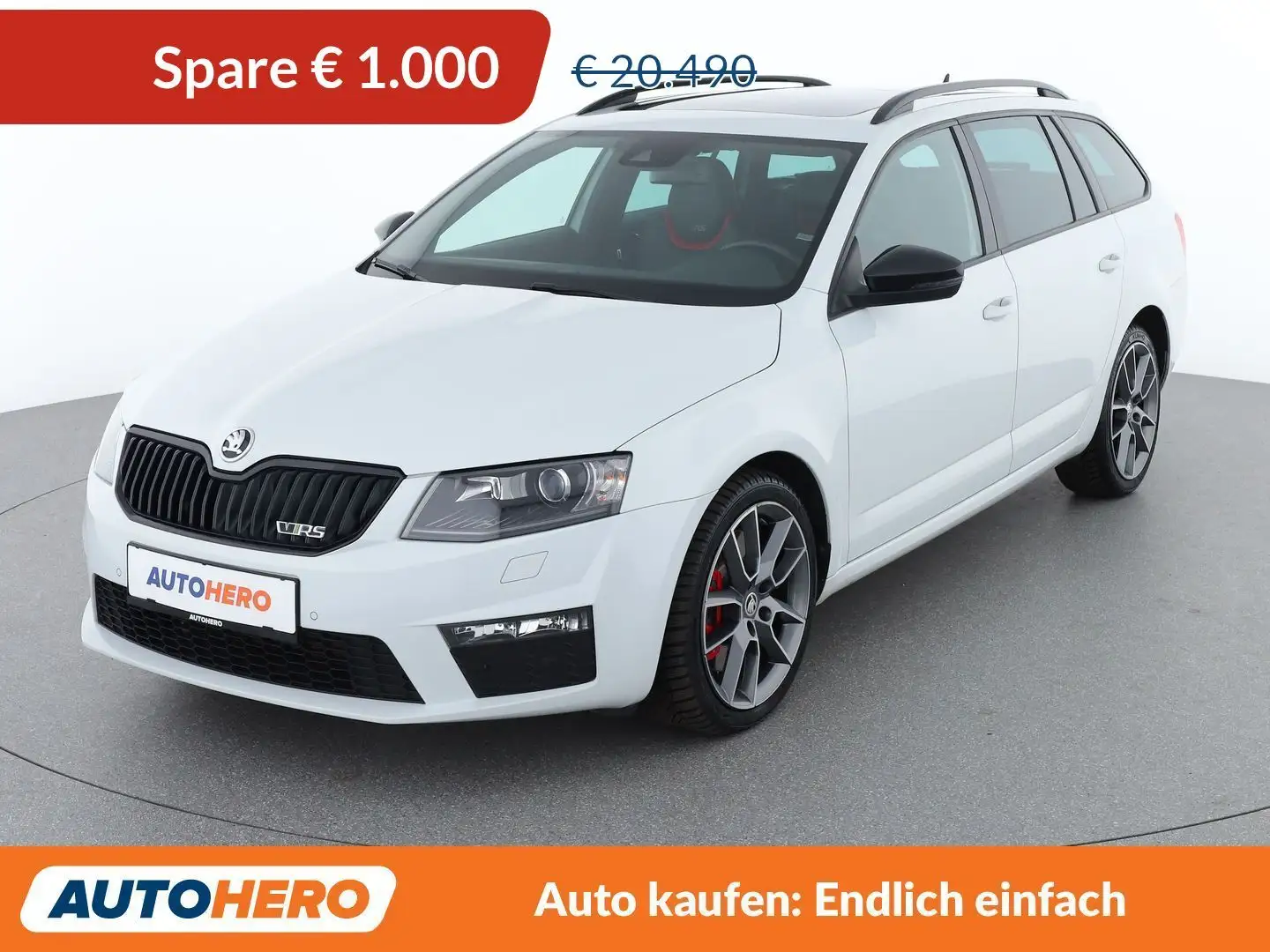 Skoda Octavia 2.0 TSI RS Weiß - 1