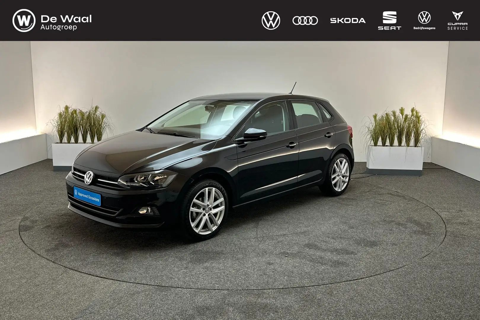 Volkswagen Polo 1.0 TSI 95pk Comfortline | AppleCarplay/AndroidAut Zwart - 1