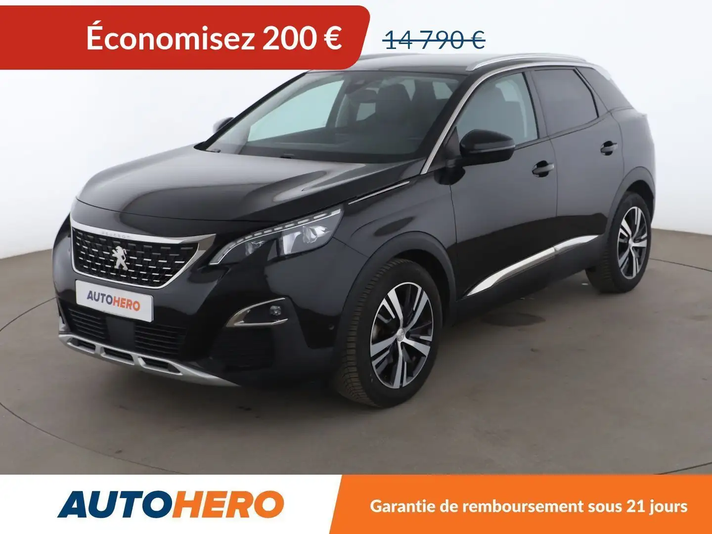 Peugeot 3008 1.5 Blue-HDi Allure Business Noir - 1