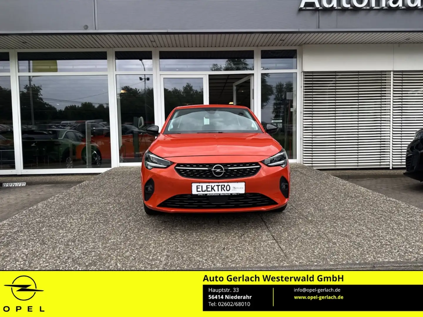 Opel Corsa F e Elegance Navi LED Blendfreies Fernl. Kurvenlic Orange - 2