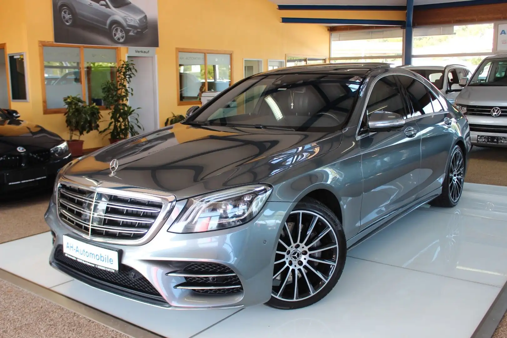 Mercedes-Benz S 400 d 4Matic AMG-PAKET / HEAD-UP / MEMORY /PDC Grau - 1
