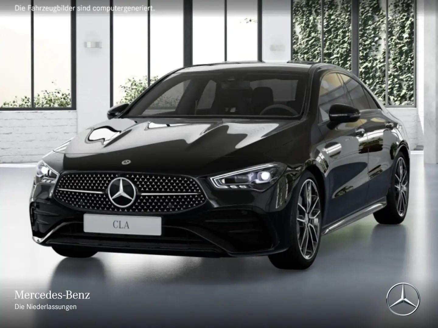 Mercedes-Benz CLA 250 e AMG+NIGHT+PANO+MULTIBEAM+KAMERA+KEYLESS Schwarz - 2
