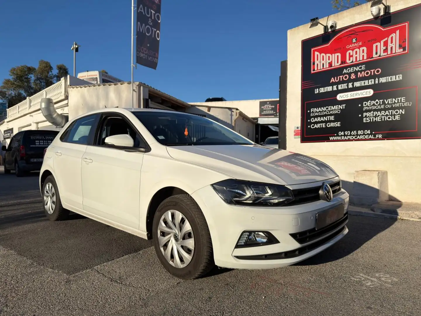 Volkswagen Polo Polo 1.0 TSI - 95  VI AW Business PHASE 2 Blanc - 1