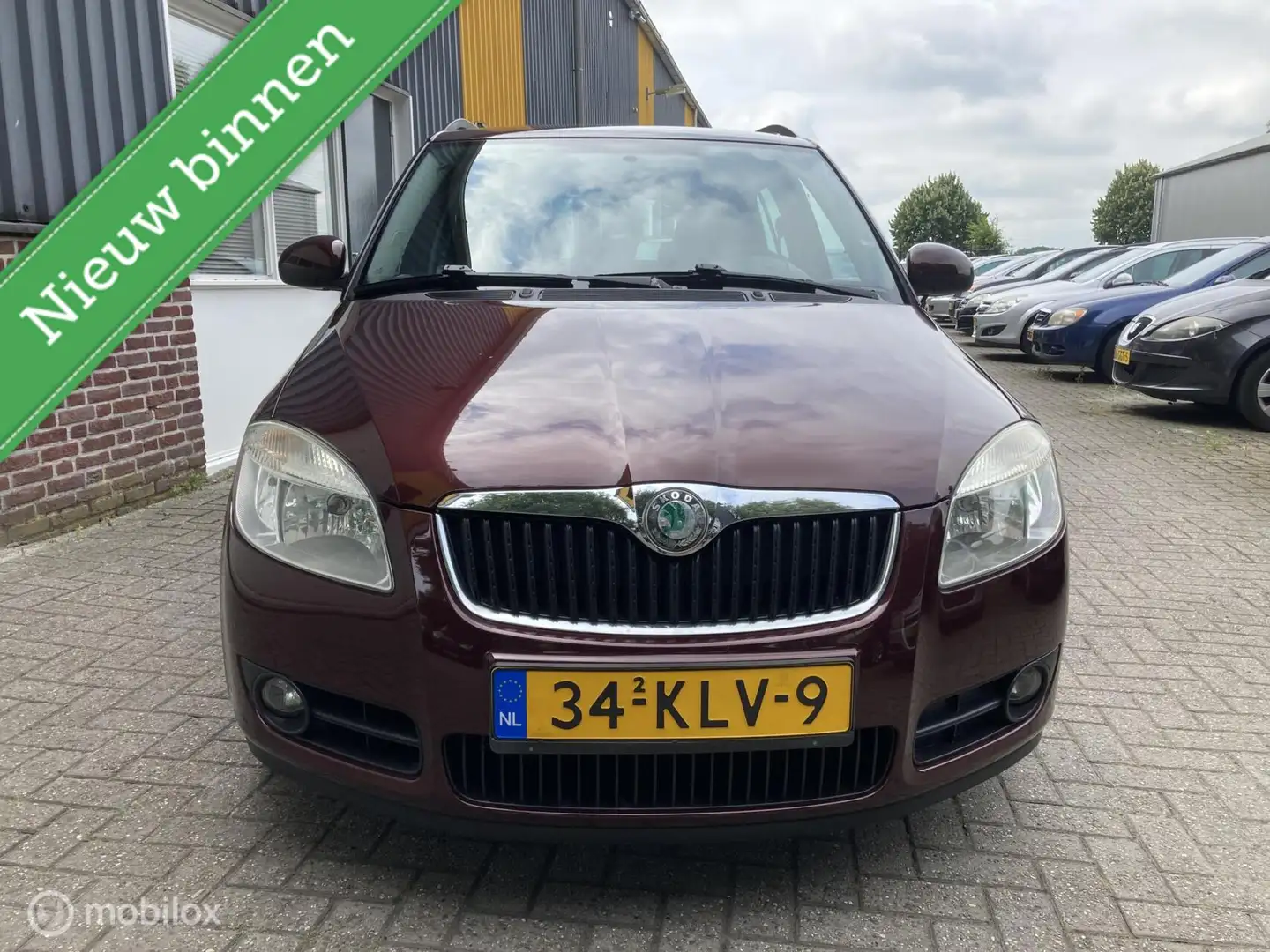 Skoda Fabia Combi 1.4-16V Tour NETTE AUTO TREKHAAK! Rood - 2