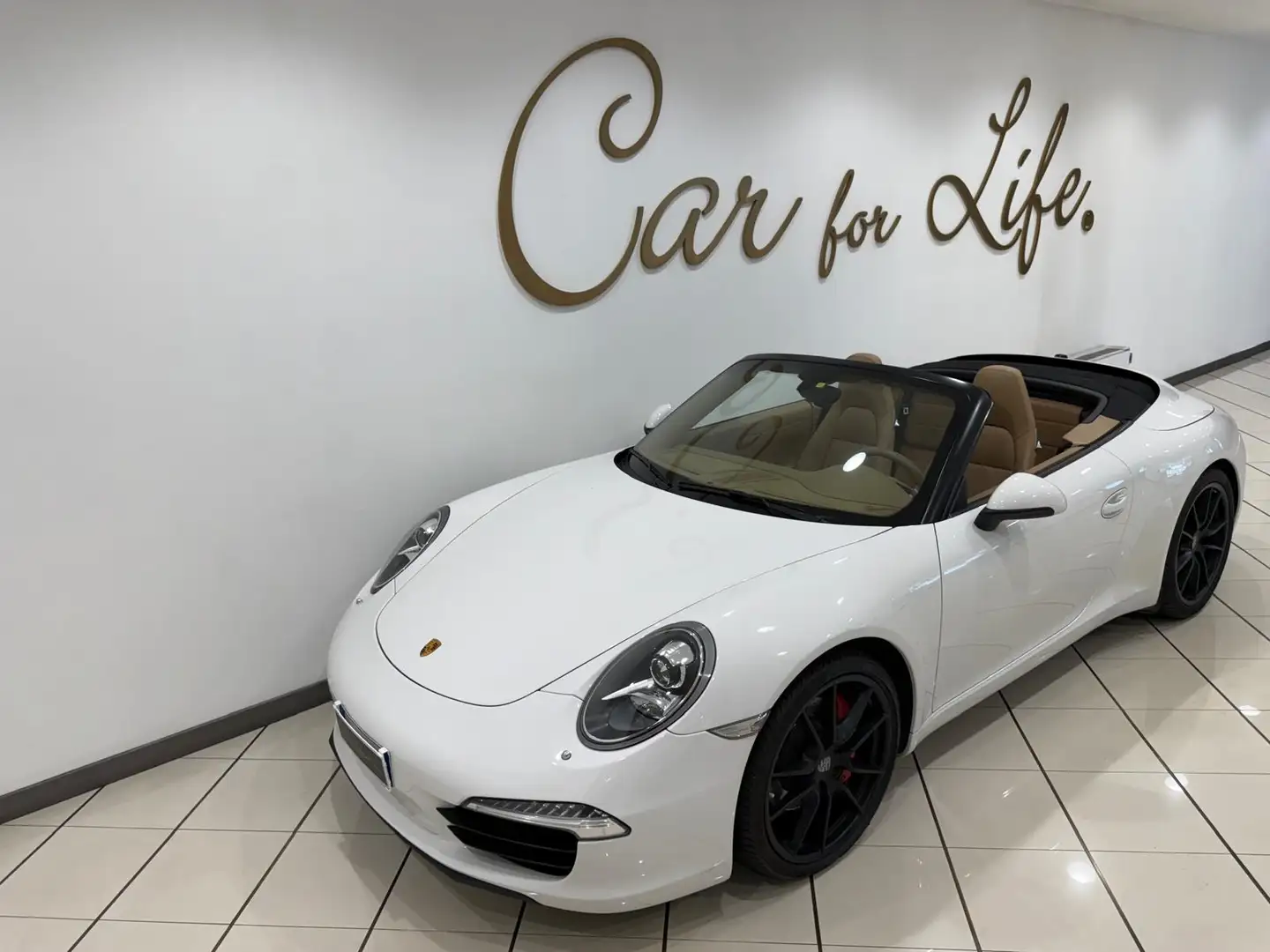 Porsche 911 3.8 Carrera S 991 Cabriolet Porsche Approved Weiß - 2