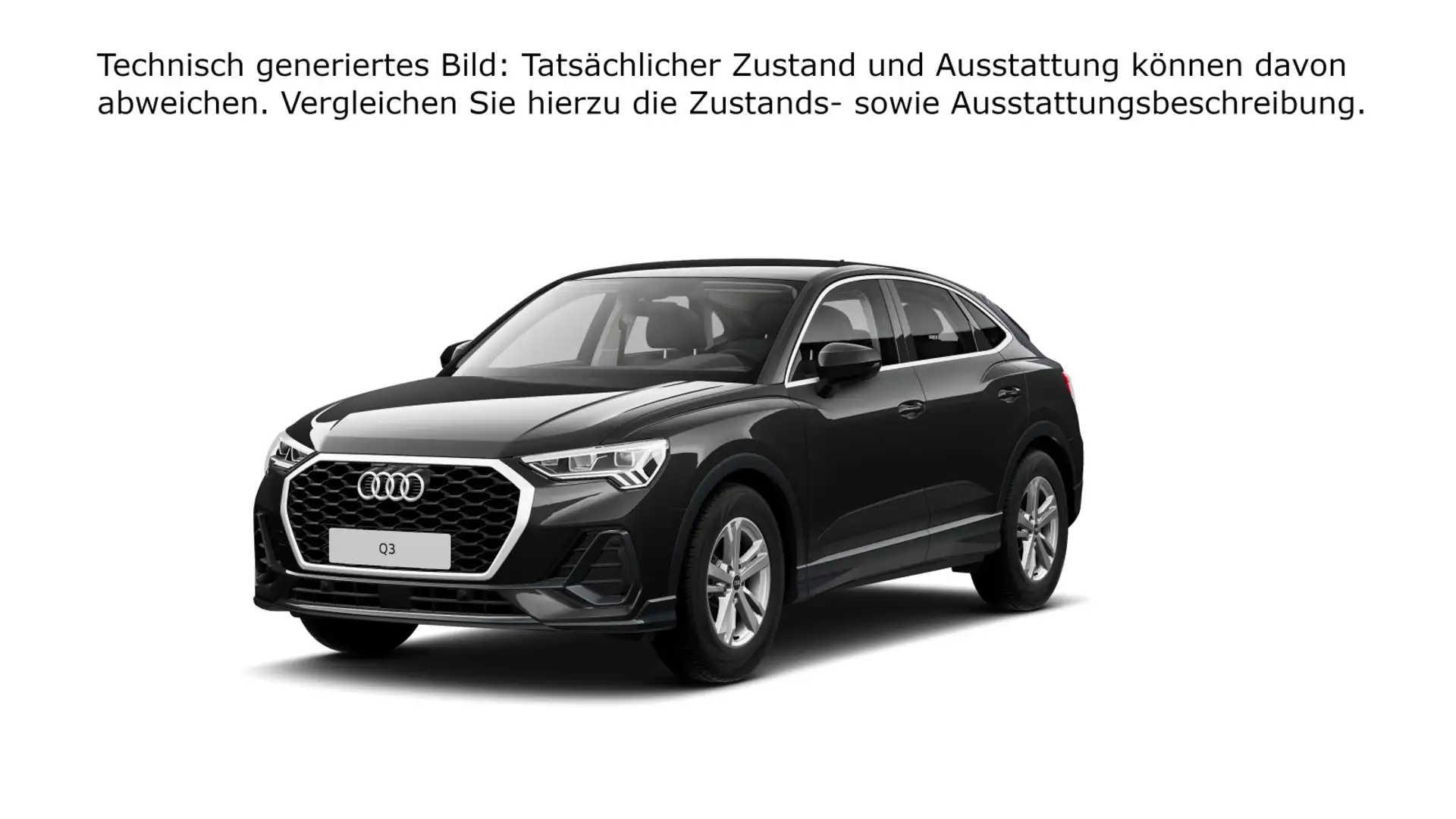 Audi Q3 35 TDI Sportback S tronic Schwarz - 2