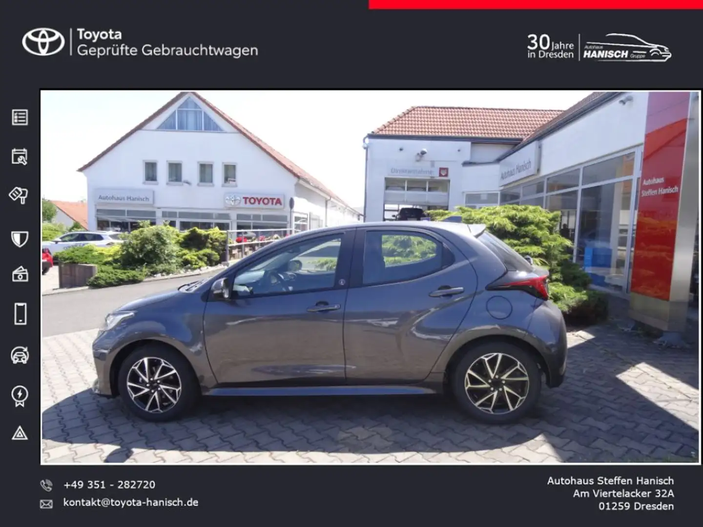 Toyota Yaris 1.5 VVT-i Team Deutschland Grau - 1