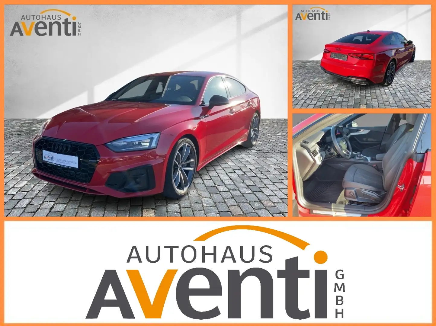Audi A5 Sportback 40 S-Line *S-Tronic*ACC*LED*SpurH* Rouge - 1