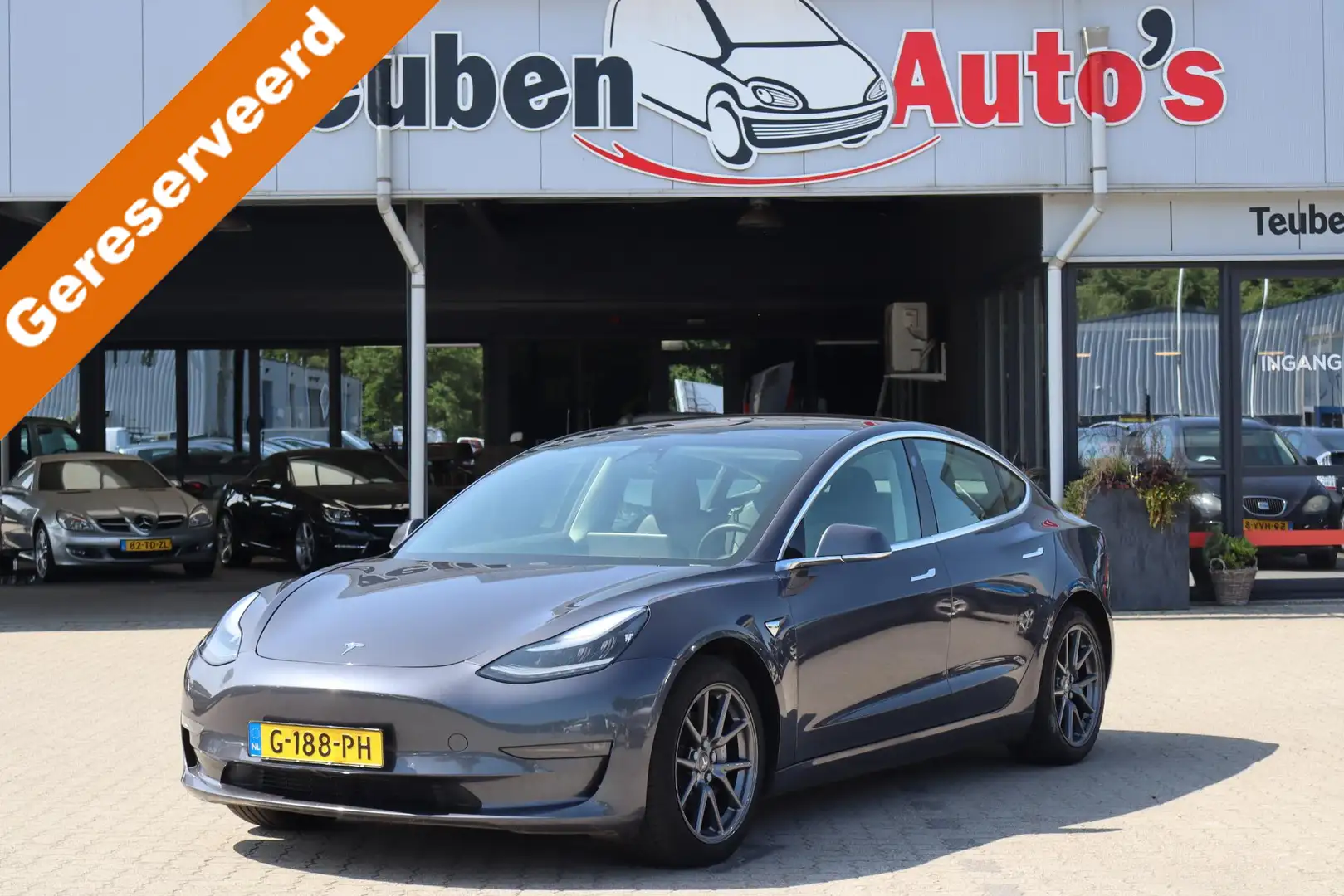 Tesla Model 3 Long Range AWD 75 kWh (BTW AUTO) SOH 86%, Autopilo Gris - 1