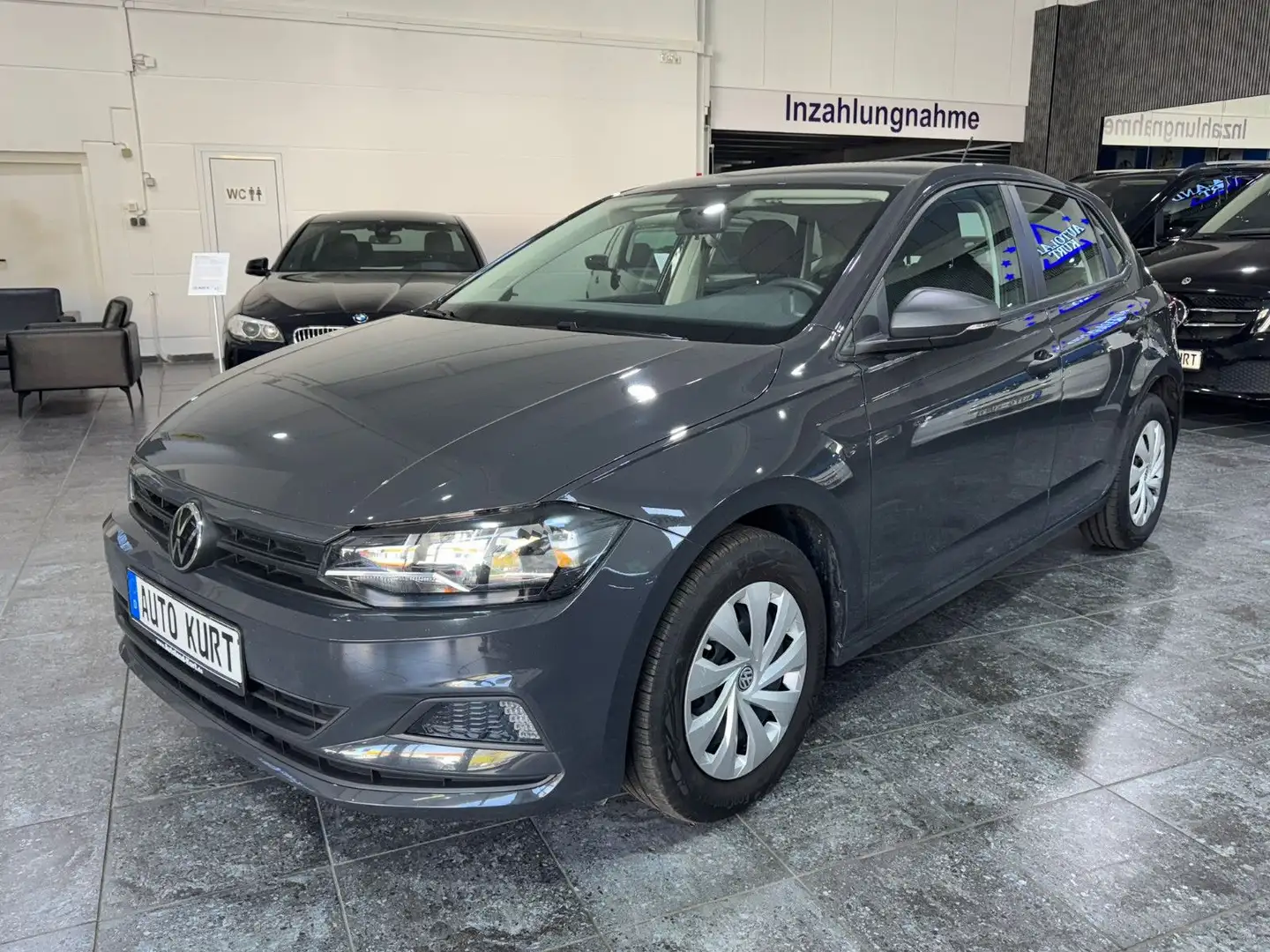 Volkswagen Polo 1,0TSI*DAB*Klima*1.Hd*GRA*Trendline Gris - 2