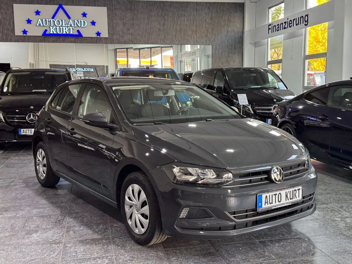 Volkswagen Polo 1,0TSI*DAB*Klima*1.Hd*GRA*Trendline Gris - 1