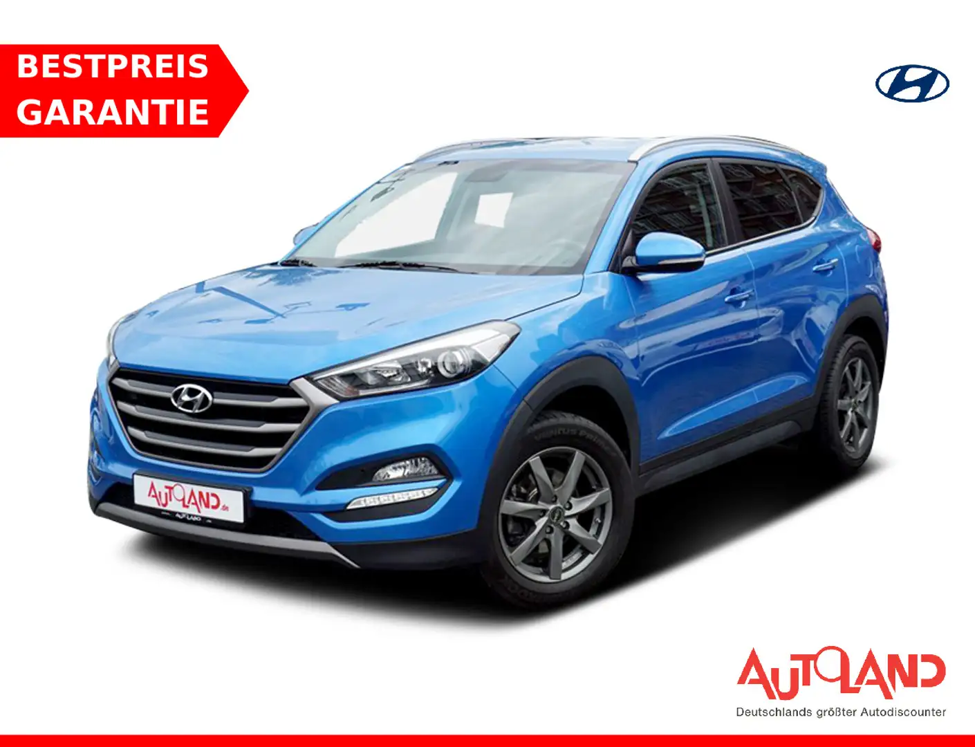 Hyundai TUCSON 2.0 CRDi Klimaaut. Navi Kamera PDC AHK Blu/Azzurro - 1