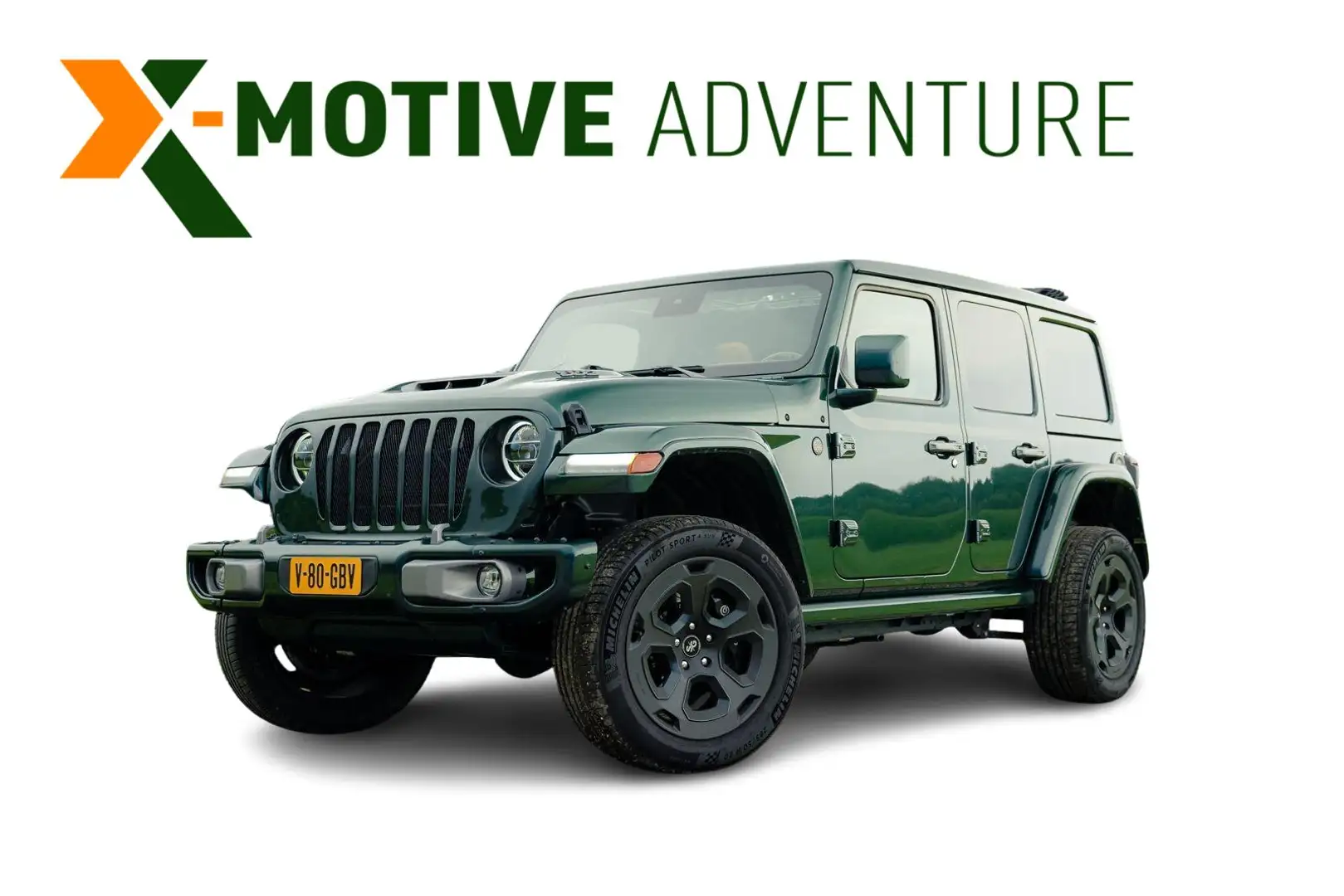 Jeep Wrangler rubicon 392 6.4 V8 470pk Aut SG | Drivability pack Groen - 1
