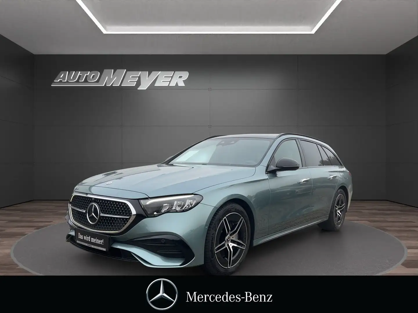 Mercedes-Benz E 300 de T AMG+PANO+AHK+SUPERSCREEN+FAHRASSI+BUR Argent - 1