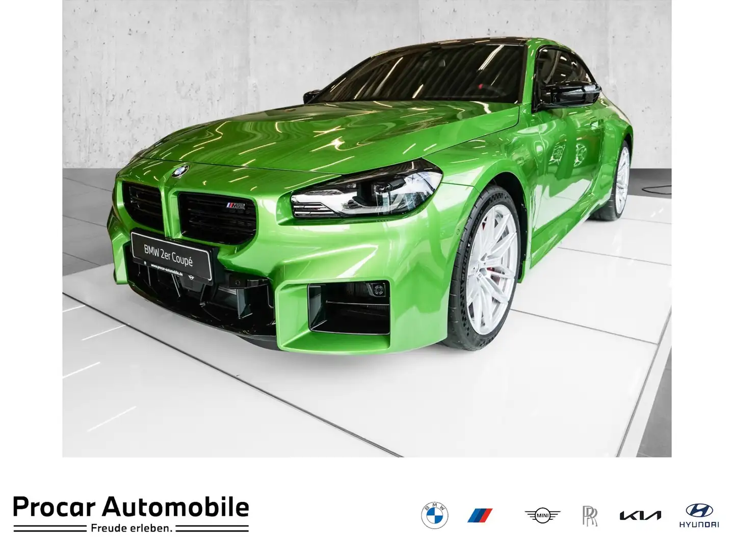 BMW M2 Coupé M Sport HUD ACC RFK NAVI LED PDC V+H Grün - 1